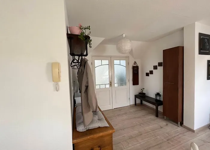 公寓 105 Qm Neues Klimatisiertes Fuer Familien Privater Parkplatz 开姆尼茨